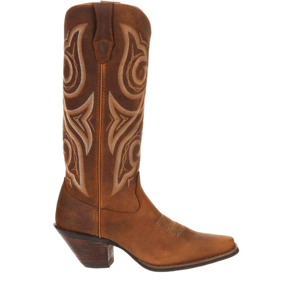 Women's Crush Western Boots Distressed Cognac