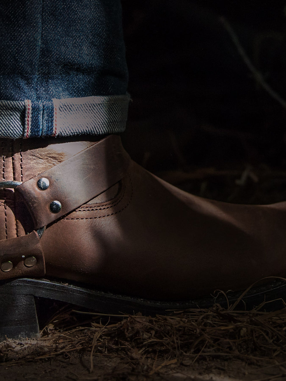 Close up image of a Durango Harness boot