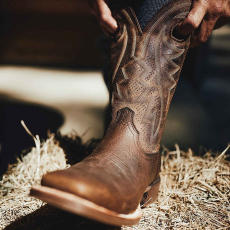 Men's Rebel Pro Western Boots Bay Brown