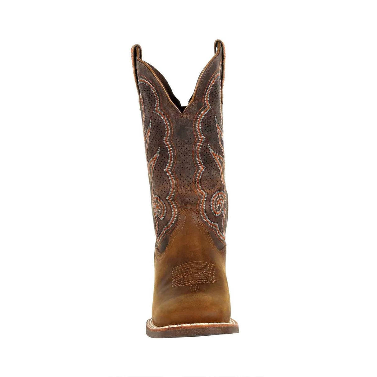 Women's Lady Rebel Pro Western Boots Distressed Cognac