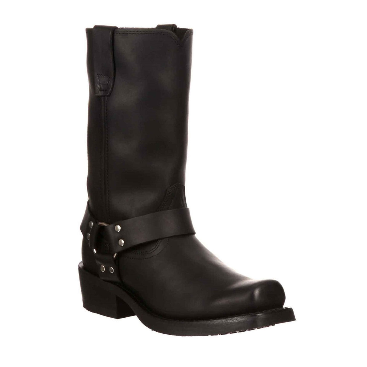 Women's Harness Biker Boots Black