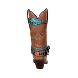 Women's Crush Accessorised Western Boots Brown