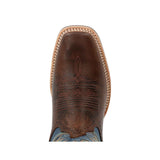 Men's Rebel Pro Western Boots Brown and Blue