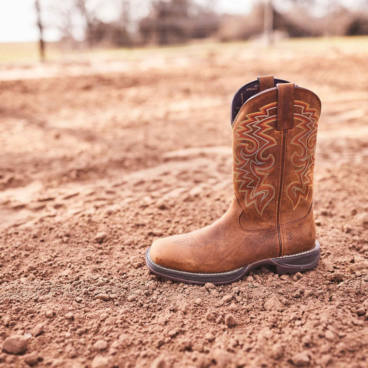 Men's Rebel Waterproof Western Boots Russet