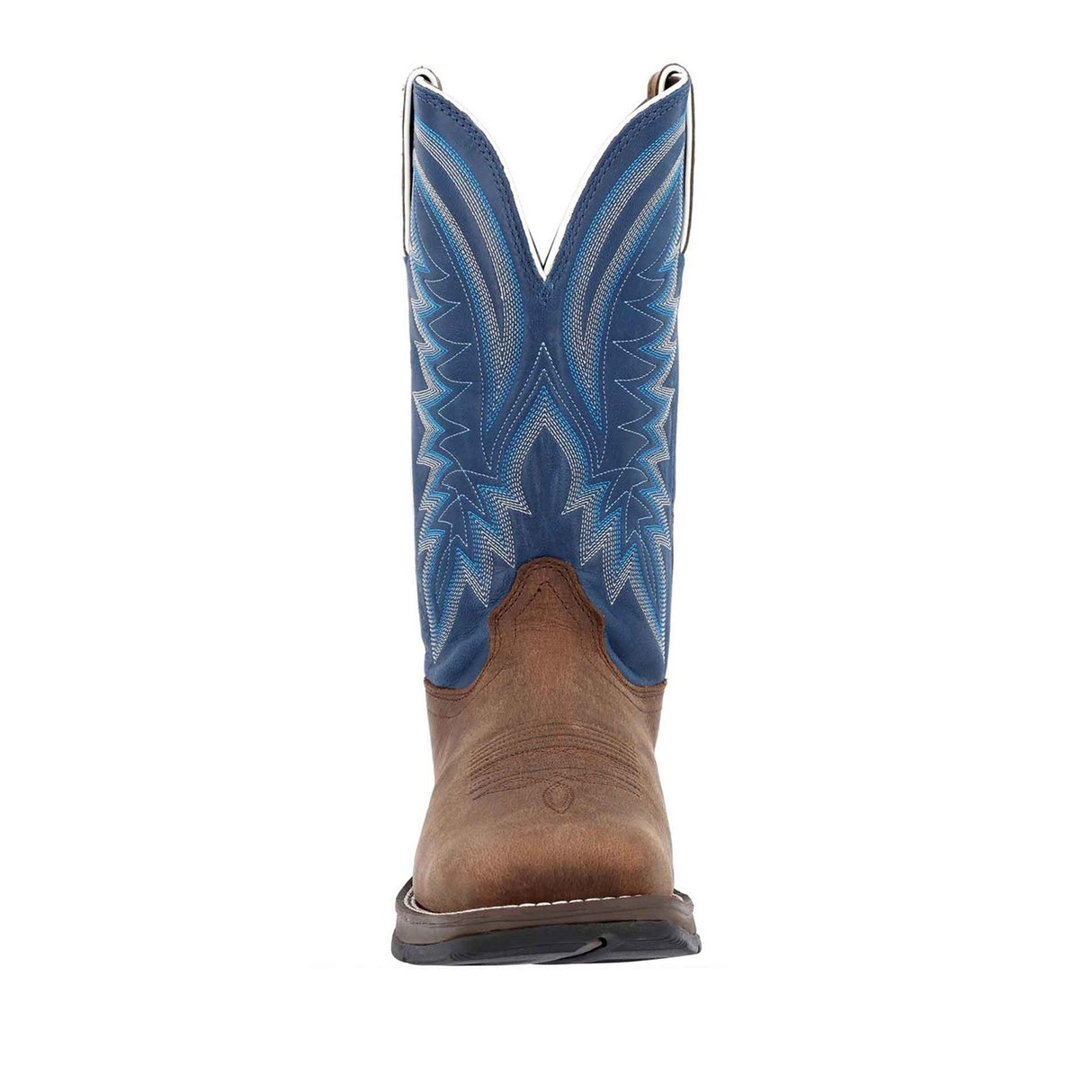 Men's Rebel Western Boots Saddle Brown and Denim Blue