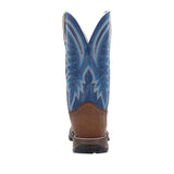 Men's Rebel Western Boots Saddle Brown and Denim Blue