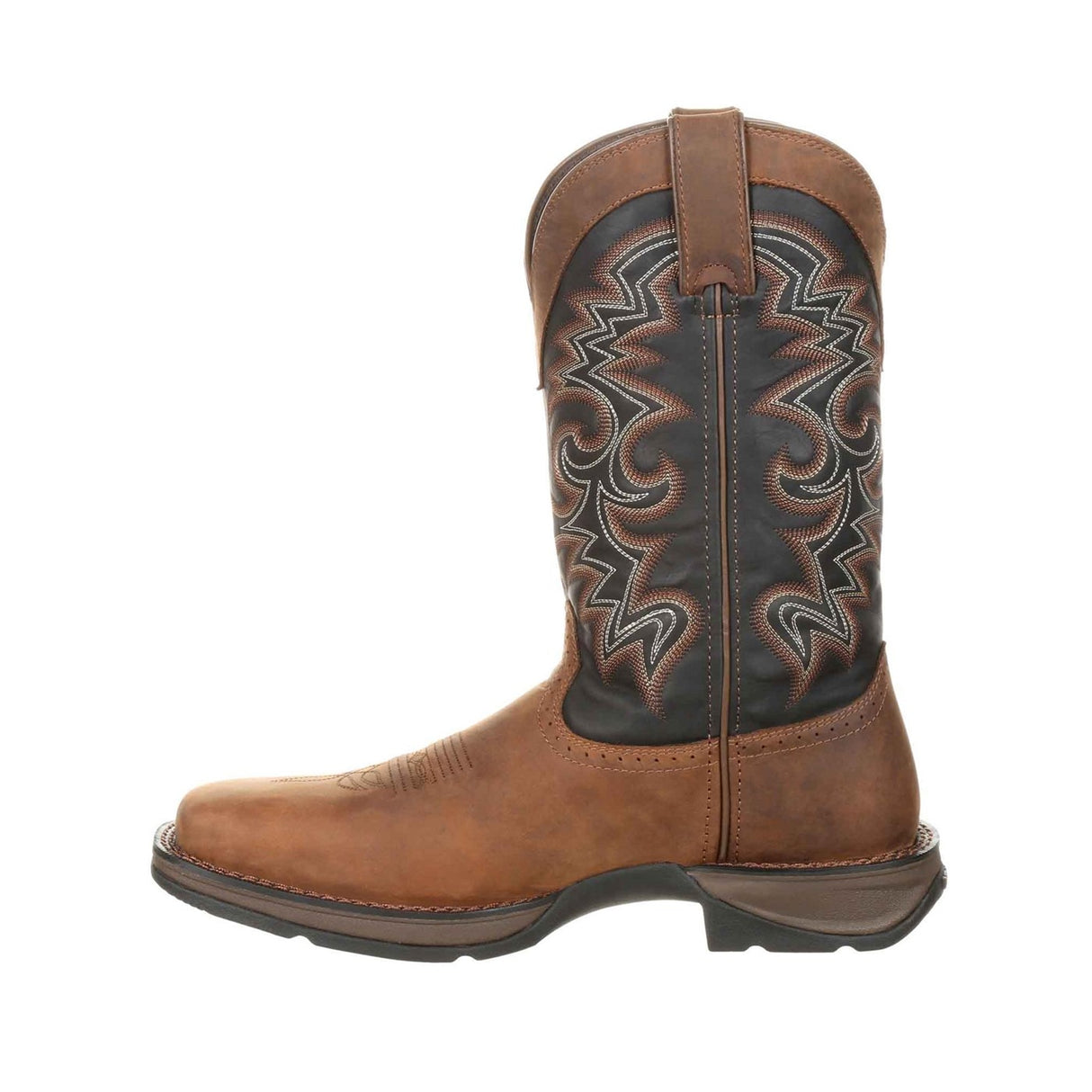 Men's Rebel Western Boots Chocolate and Midnight