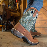 Men's Rebel Western Boots Saddlehorn and Clover