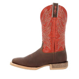 Men's Rebel Pro Western Boots Worn Brown and Chilli Pepper