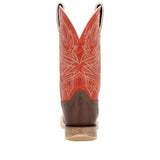 Men's Rebel Pro Western Boots Worn Brown and Chilli Pepper