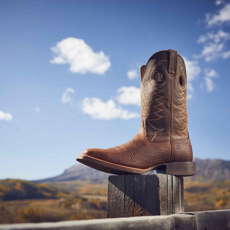 Men's Rebel Pro Western Boots Flaxen Brown