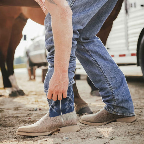 Men's Rebel Pro Lite Western Boots Buffalo Tan and Fog