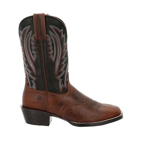 Men's Westward Western Boots Dark Chestnut Black Onyx