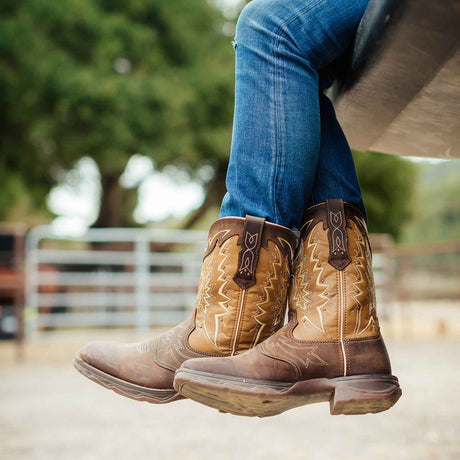 Women's Lady Rebel Western Boots Nicotine and Brown