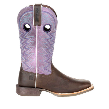 Women's Lady Rebel Pro Western Boots Dark Earth and Amethyst